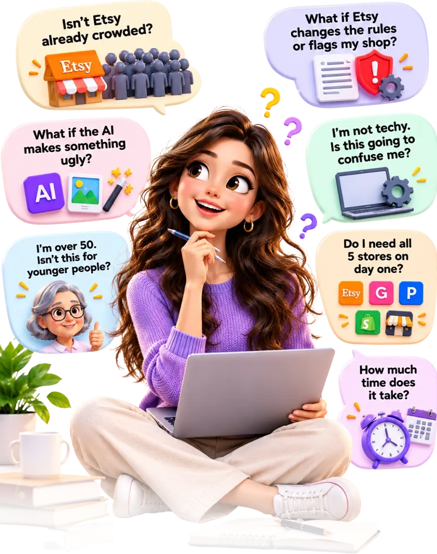 Friendly bee answering questions