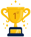 First place trophy