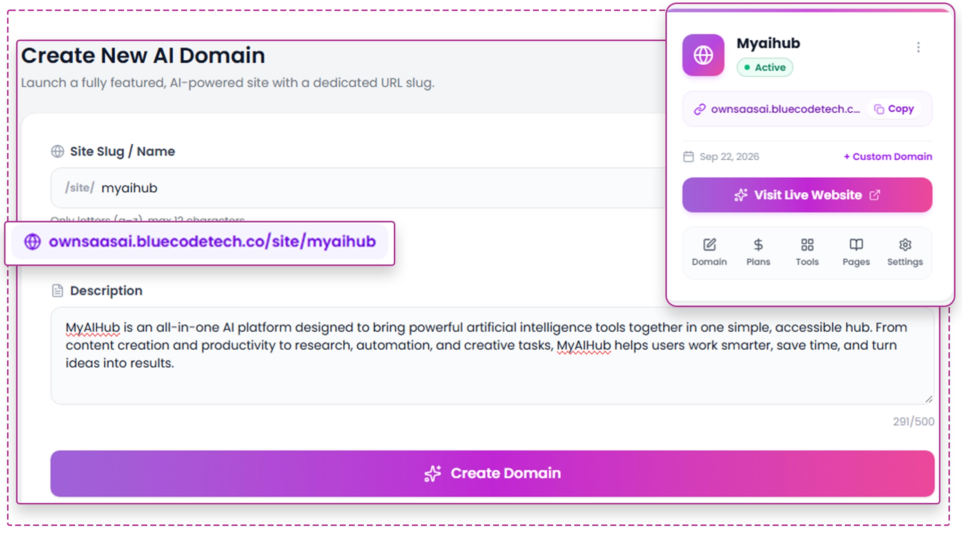 Your Own AI SaaS Platform